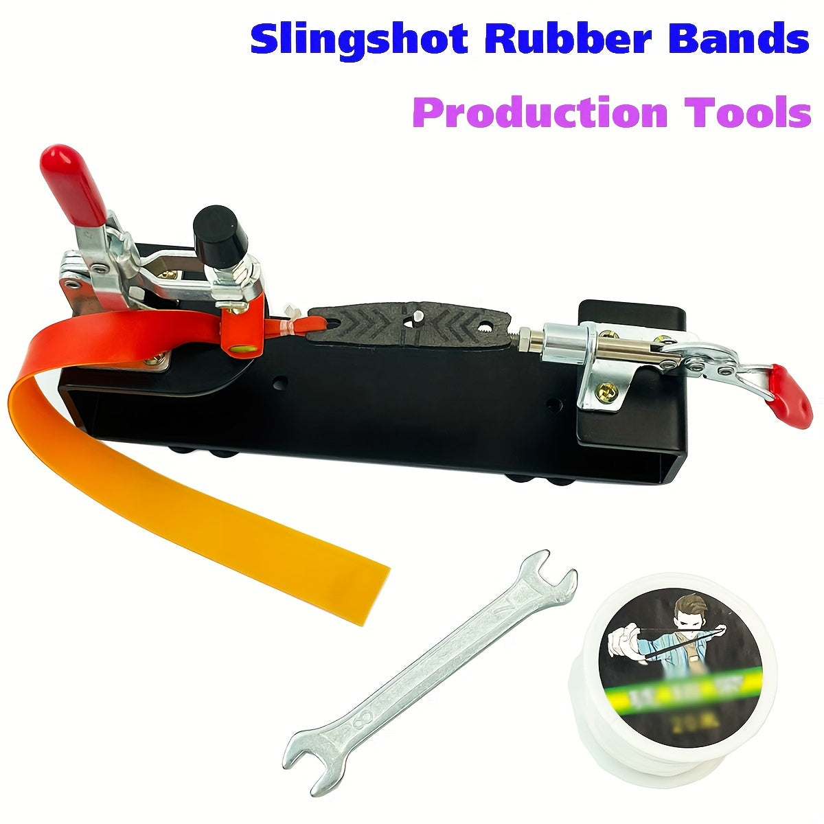 Slingshot Rubber Band Making Tool Catapult Accessory