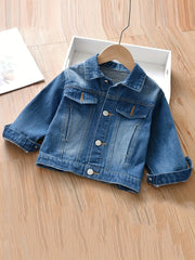 Kid Girls' Casual Denim Jacket Spring Autumn