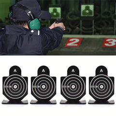 4pcs Aluminum Alloy Target for Outdoor Entertainment and Party