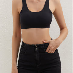 Solid Wireless Bra Cut Out Intimates Women's Lingerie