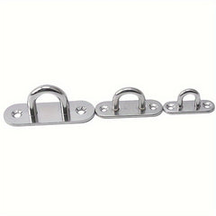 1pc Oval Pad Eye Marine Deck Hardware 304 M6 Heavy Duty Wall Mount Ceiling Hook