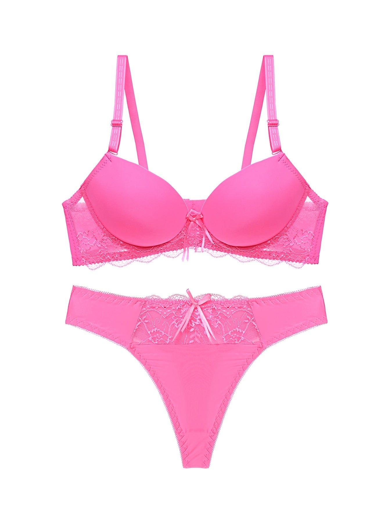 Sexy Lace Lingerie Set Comfortable Stretch Bra & Cheeky Panties
