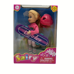 15 Doll with Skateboard and Hat - Christmas, Thanksgiving, Halloween Gift