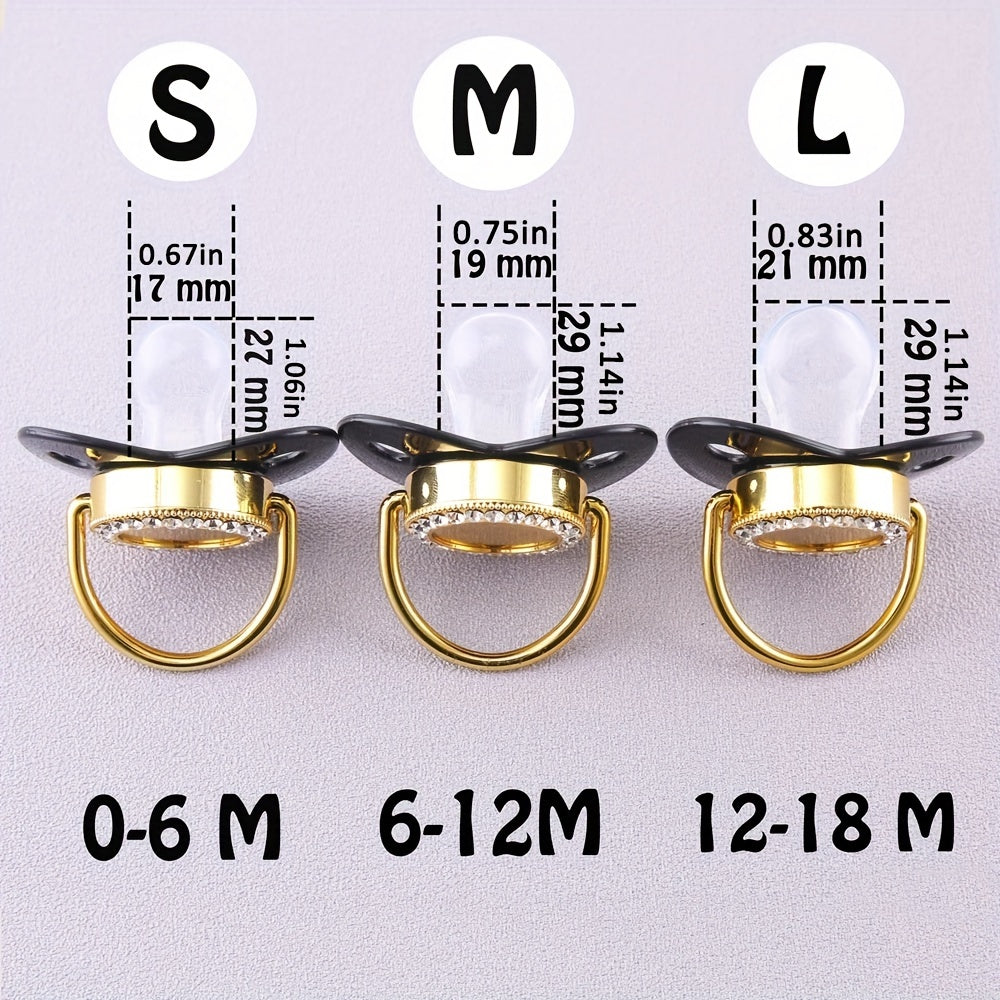 Personalized Baby Pacifier Set with Name, Box & Clip