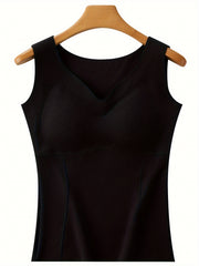 Women's Sleeveless Thermal Underwear Top