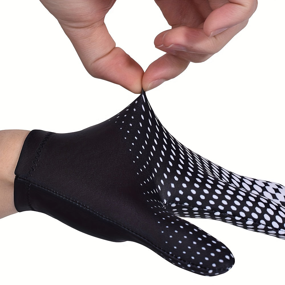 Billiard Glove Anti Skid 3 Finger Sports Glove Improve Game Grip Comfort