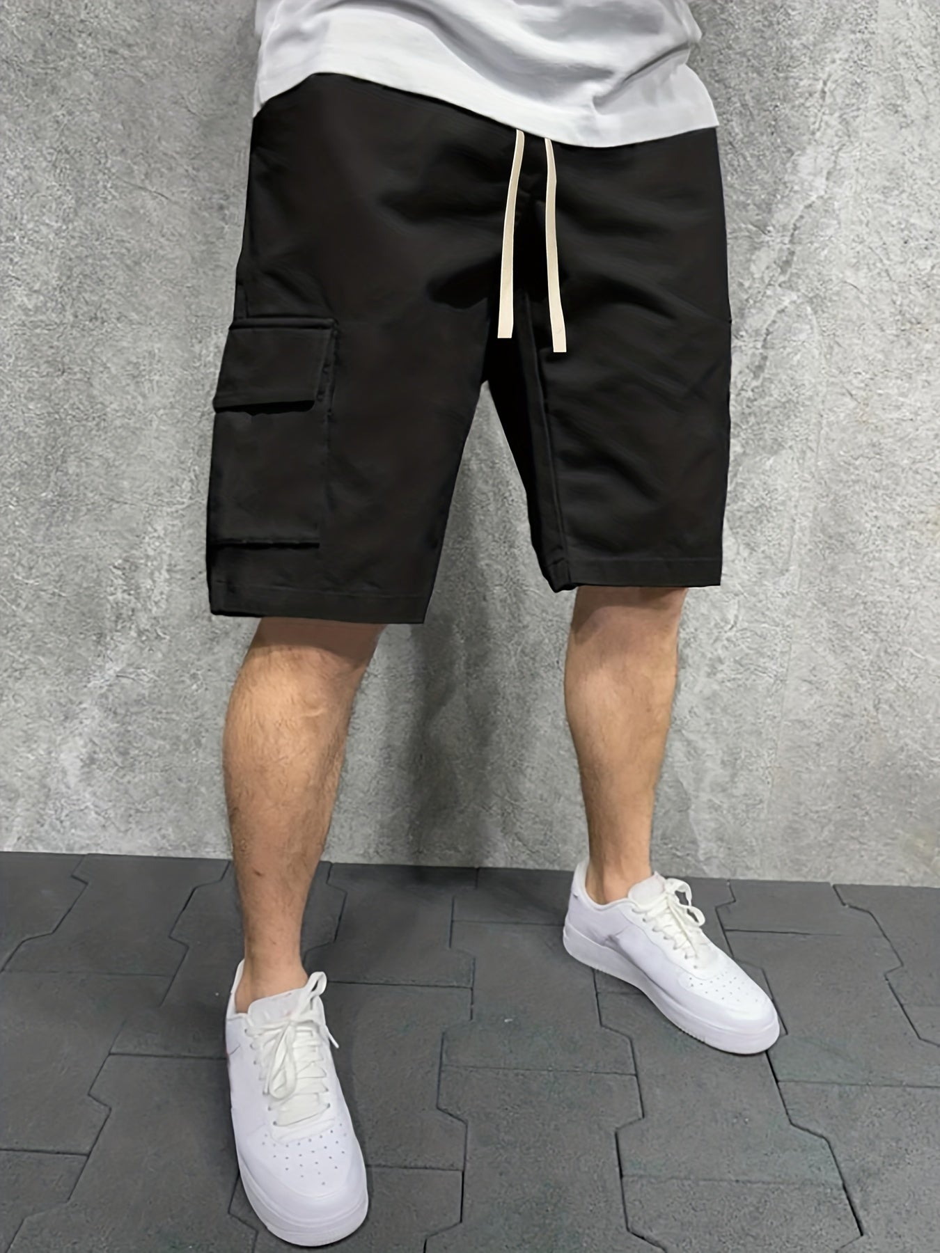 Men's Cargo Shorts with Big Pockets for Summer Wear