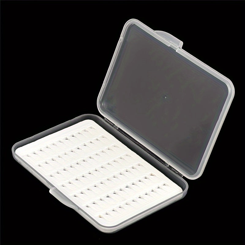1pc Fly Fishing Bait Box Transparent Fly Hook Storage Box Outdoor Fishing Tackle