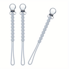 Baby Silicone Pacifier Chain Comfort Beads Clip Anti-drop Stainless Steel
