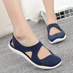 Women's Cutout Beach Sandals Waterproof Summer Shoes