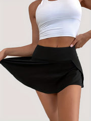 Women's Anti Runout Short Skirt Loose Running Shorts