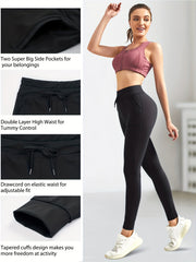 High Waist Slimming Yoga Leggings with Pockets
