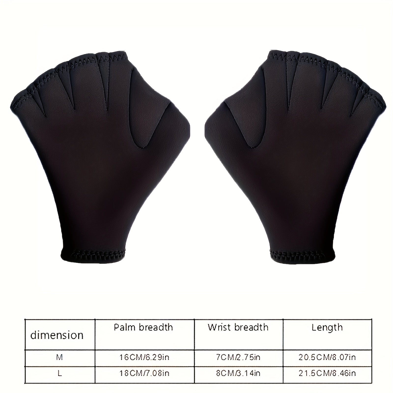 Non-slip Swimming Webbed Gloves Unisex Sports Hand Fins
