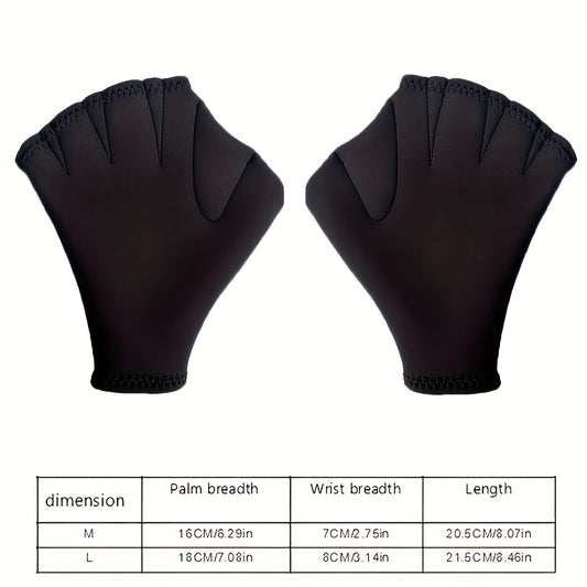 Non-slip Swimming Webbed Gloves Unisex Sports Hand Fins