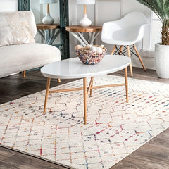Moroccan Ethnic Style Carpet For Bedroom Living Room