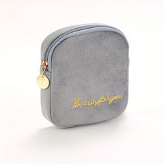 Embroidered Napkin Storage Bag Makeup Pouch Organizer