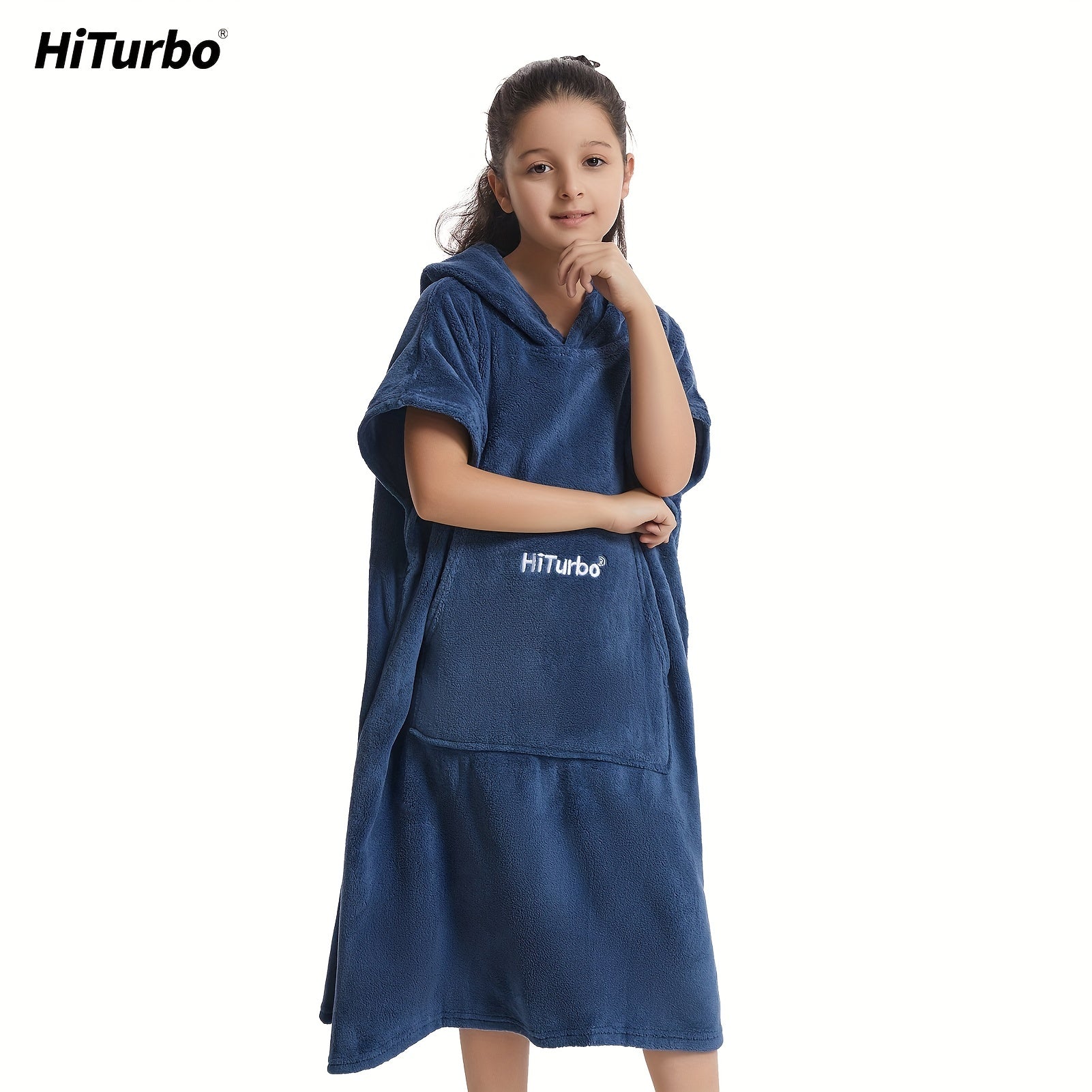 Kids Surf Poncho Hooded Towel Quick Drying