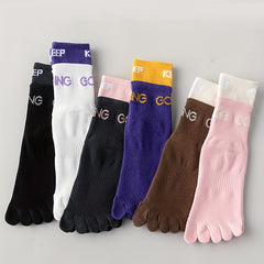 Women's Non-slip Split Toe Socks for Yoga Pilates Fitness
