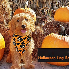 5pcs Halloween Pumpkin Pattern Fabric for Sewing Craft