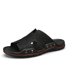 Men's Non Slip Open Toe Slippers Indoor Outdoor Beach Shoes
