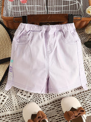 Baby Girls Casual Denim Shorts Elastic Waist Summer Clothes