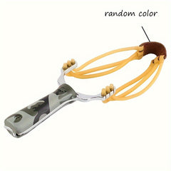High Precision Camo Handle Slingshot Toy For Outdoor Play