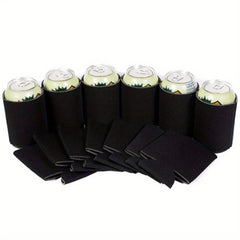 12pcs Neoprene Can Sleeves Beer Can Cooler Insulated Drink Cooler Holders