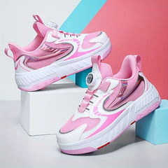 Breathable Mesh Roller Shoes for Kids Outdoor Fun