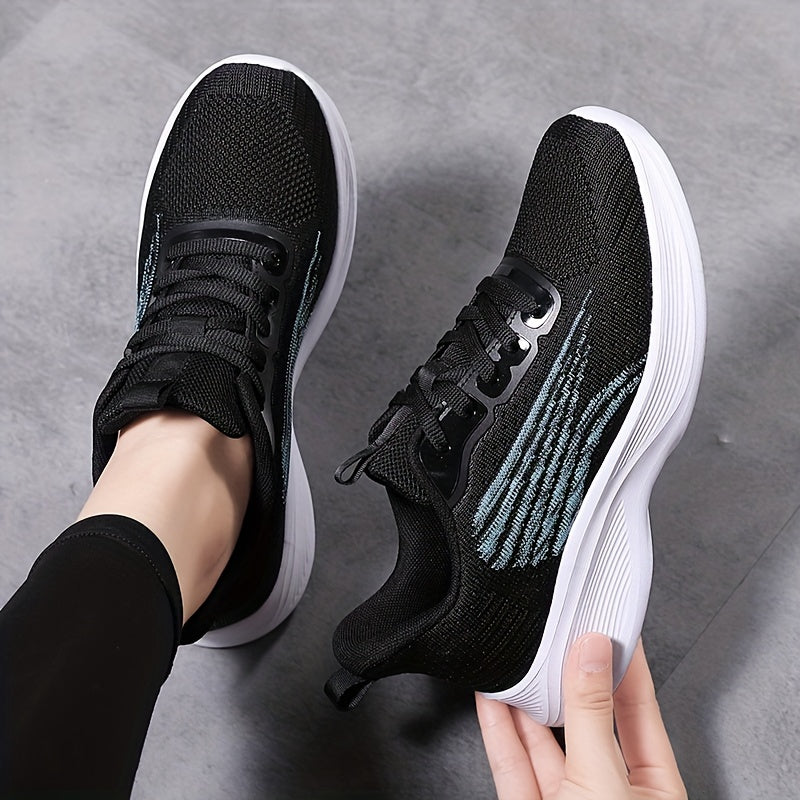 Breathable Mesh Walking Shoes Soft Sole Athletic Sneakers For Women