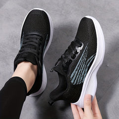 Breathable Mesh Walking Shoes Soft Sole Athletic Sneakers For Women