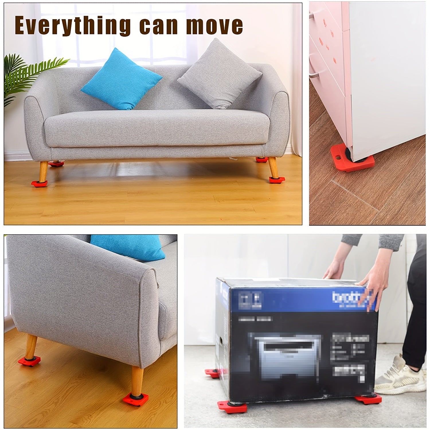 Furniture Sliders Lifter Appliance Movers Dolly Pads Slider For Hardwood Floors