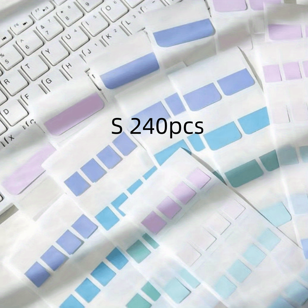 Repositionable Writable Sticky Index Tabs, 240 Pcs Office & School Supplies