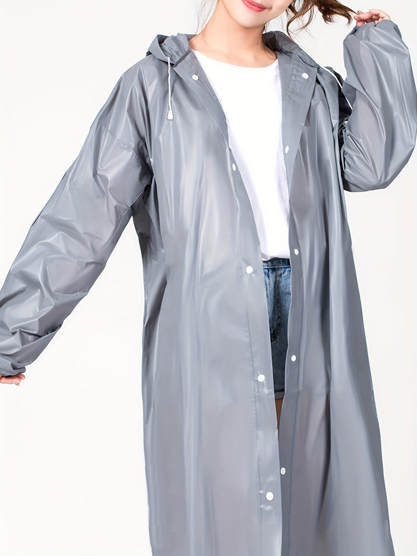 Waterproof Long Jacket Raincoat for Outdoor Activities