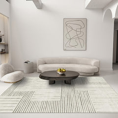 Contemporary Abstract Circles Area Rug