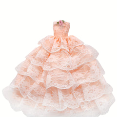 11 81in Wedding Dress with Veil Model Party Dress up Costume