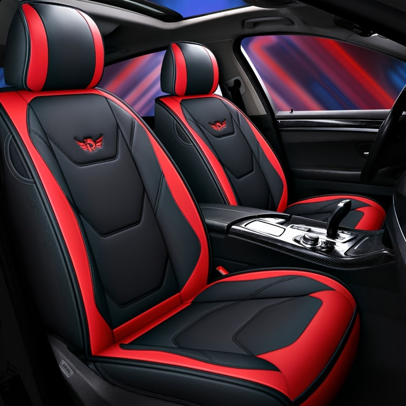 PU Car Seat Cover Vehicle Seat Cushion Full Wrapping Edge Seat Protector