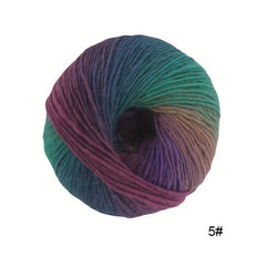 6pcs 100 Wool Hand Knitting Wool Manufacturer Colorful Fancy Knitting Yarn