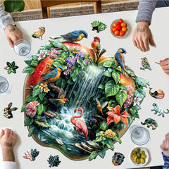 Wooden Puzzle Bird World Animal Shape Jigsaw High Difficulty Brain Teaser