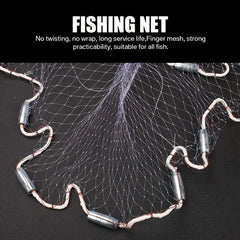 Hand Throwing Net with Fishing Line Accessories