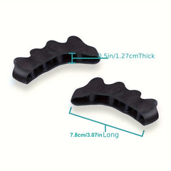 4pc Silicone Toe Spacers for Bunion & Hammertoe Straighteners