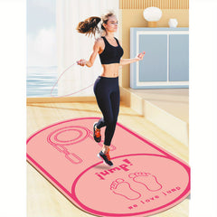 MOHUIXINYU Non Slip Jump Rope Exercise Mat for Home and Gym
