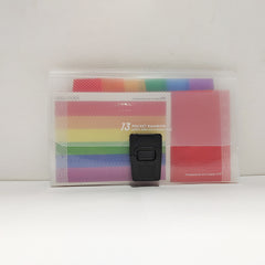 A6 File Folder Extension Wallet Portable Receipt Organizer Storage Bag