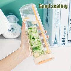 24oz Collapsible Straw Cup Large Capacity Outdoor Water Cup