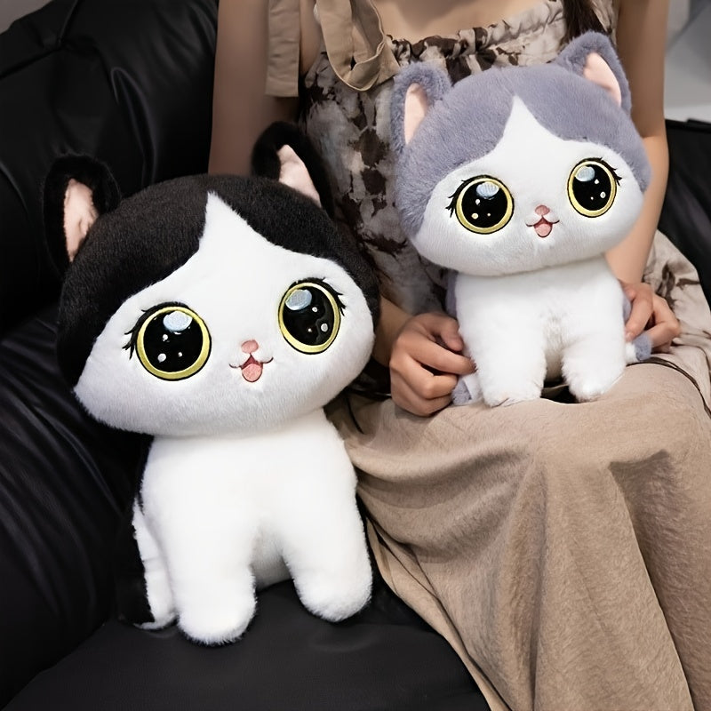 Creative Cat Plush Doll Kitten Stuffed Toy Birthday Gift for Girls