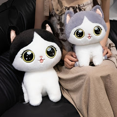 Creative Cat Plush Doll Kitten Stuffed Toy Birthday Gift for Girls