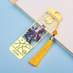 Anime Figure Metal Bookmarks Gen Character Shining Toy Gift Impacte
