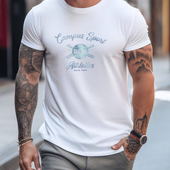 Pattern Print Men's T shirt Graphic Tee Men's Summer Outdoor Clothes