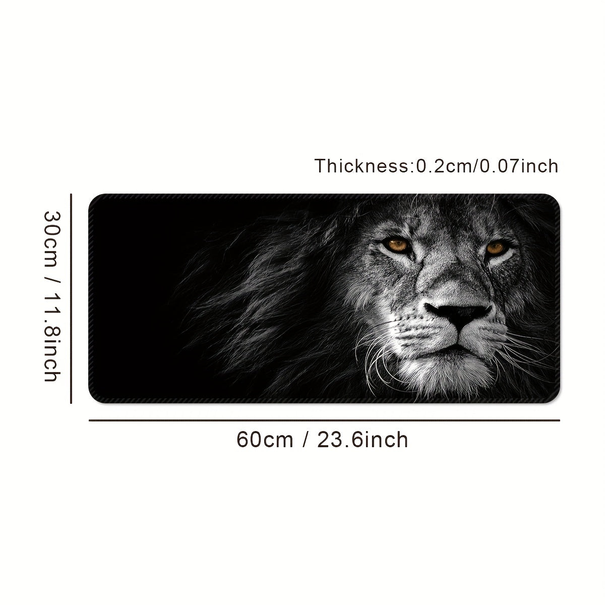 XL E sports Mouse Pad Thickened Desktop Mat Anti slip Washable Rubber