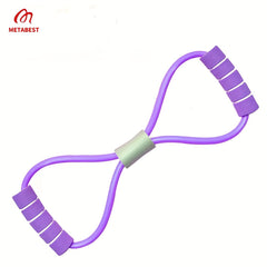 METABEST 8 Shaped Yoga Resistance Rope Elastic Stretching Strap