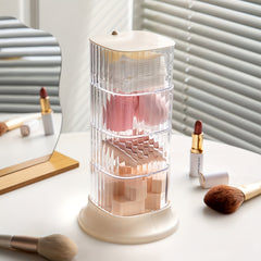 DIY Rotating Makeup Storage Carousel - Organize Your Makeup in Style